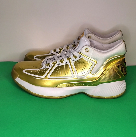 Adidas Size 8.5 D Rose 10 MetallicMens Basketball